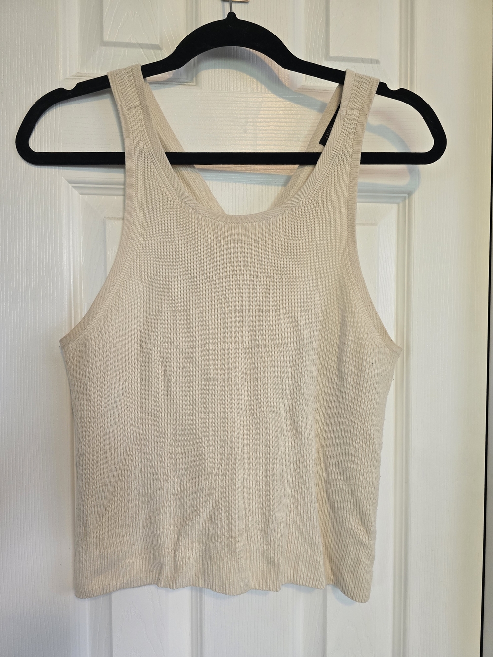 Banana Republic Cream Ribbed Tank Top - make me an offer
